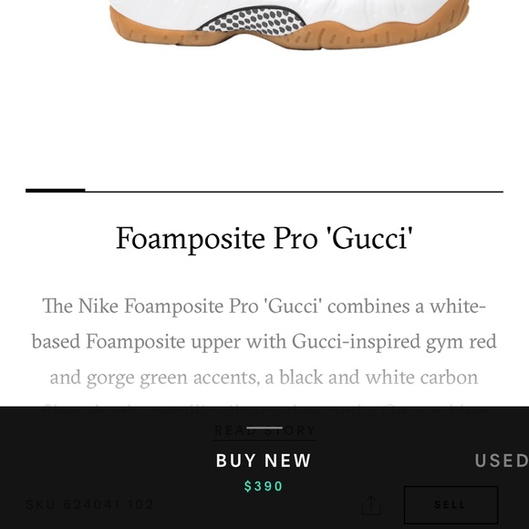 GUCCI FOAMPOSITES!! WORN ONCE OR TWICE!!!